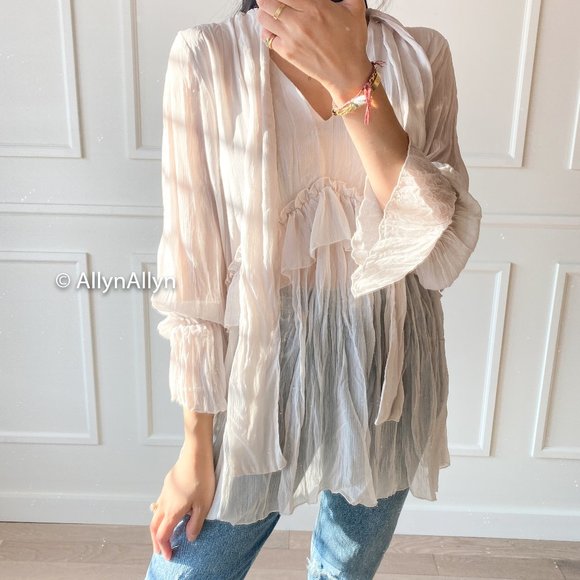 Zara Tops - Gorgeous Ethereal Zara Top - Sheer - XS